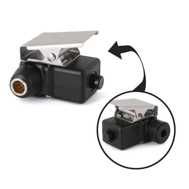 Rugged Radios 5-Pin Push-To-Talk (PTT) Belt Clip Station with Female OFFROAD Nexus Port