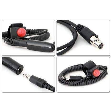 Rugged Radios Velcro Mount Quick Disconnect Steering Wheel Push-To-Talk (PTT) Kit
