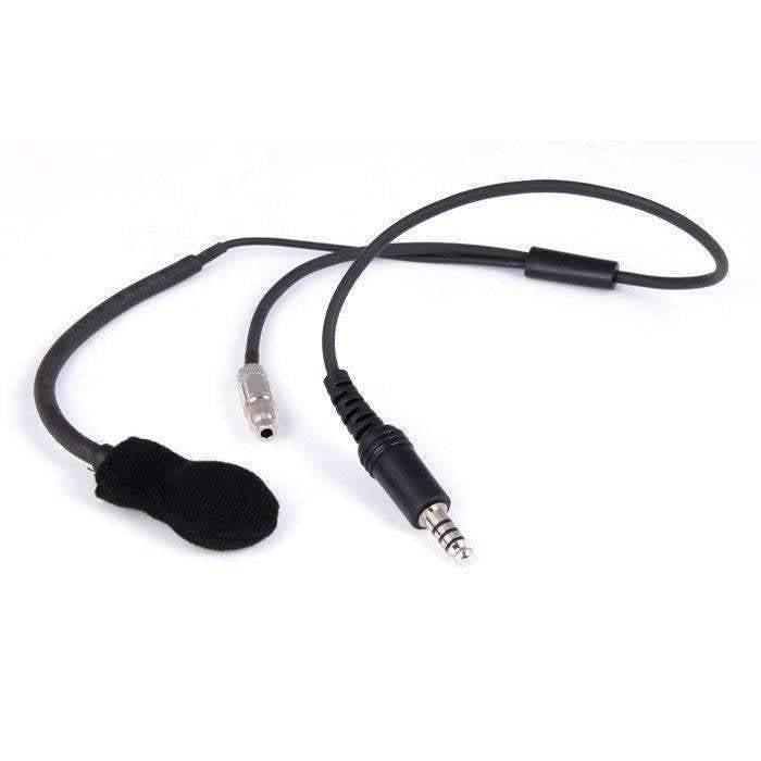 Rugged Radios IMSA 4C Wired Open Face Helmet Kit with M102 Military Mic