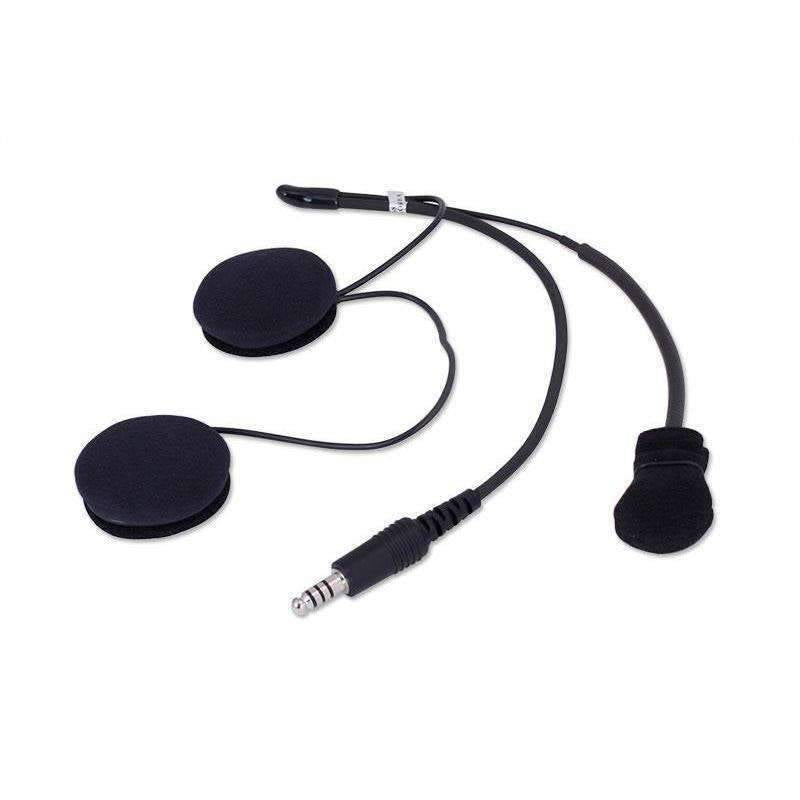 Rugged Radios IMSA 4C Wired Open Face Helmet Kit with Speakers & M102 Military Mic