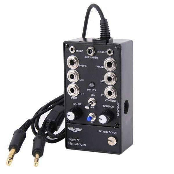 Rugged Radios Rugged Radios Air RRP2EX 2 Place Expandable General Aviation Pilot Intercom