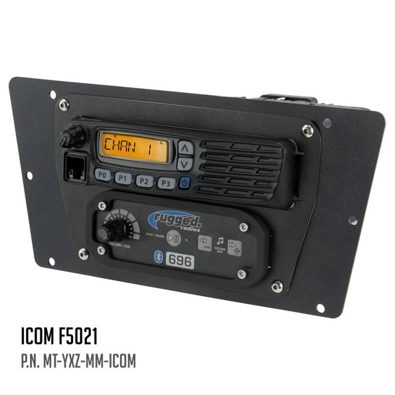 Rugged Radios Multi-Mount For Yamaha YXZ - ICOM