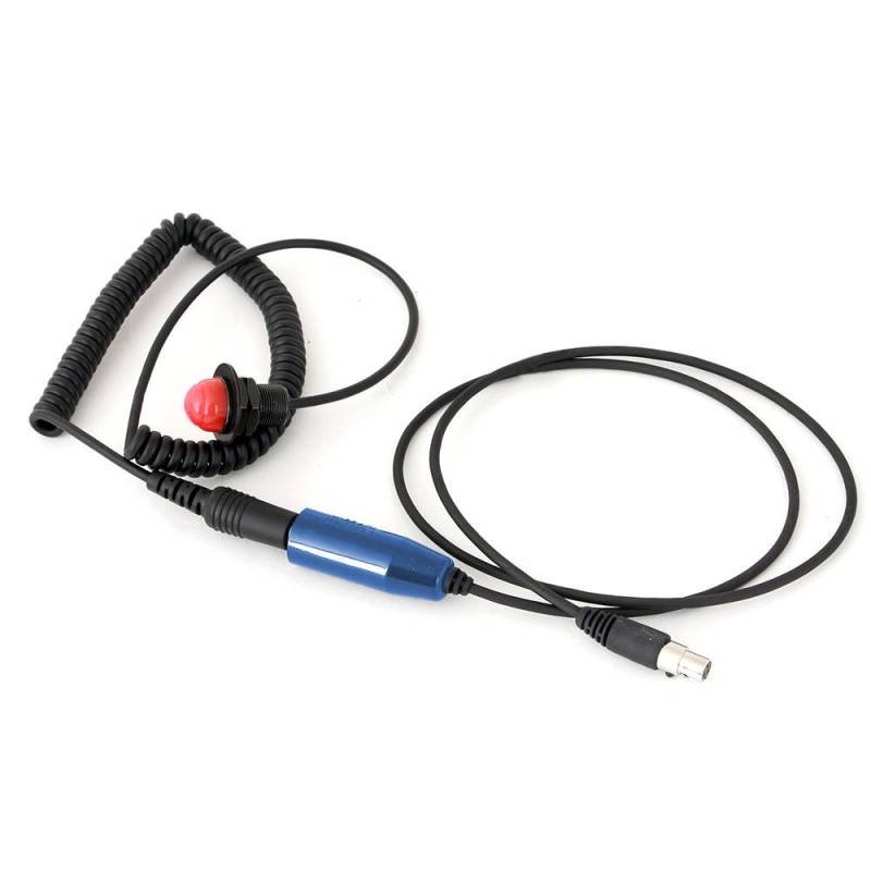 Rugged Radios Hole Mount Steering Wheel Quick Disconnect Push-To-Talk (PTT) Kit for Intercoms