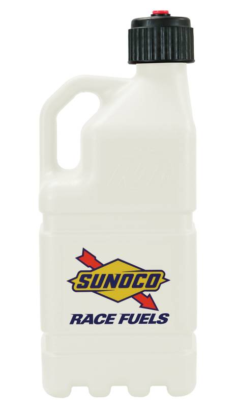 Sunoco Gen 3 5 Gallon Utility Jug - O-Ring Seal Cap - Screw-On Vent - Square - Clear