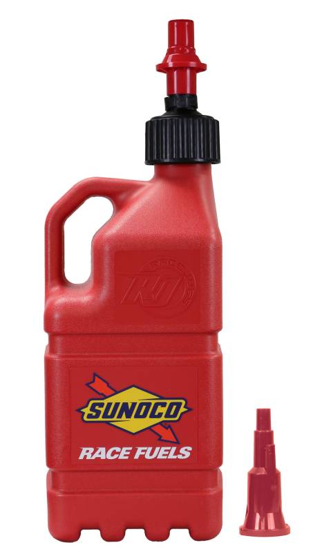Sunoco Race Gen 3 Jugs Utility Jug - 5 Gallon - Fastflo O-Ring Seal Cap - Red