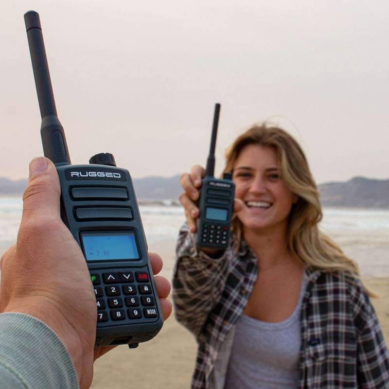 Rugged Radios GMR2 GMRS/FRS with Hand Mic