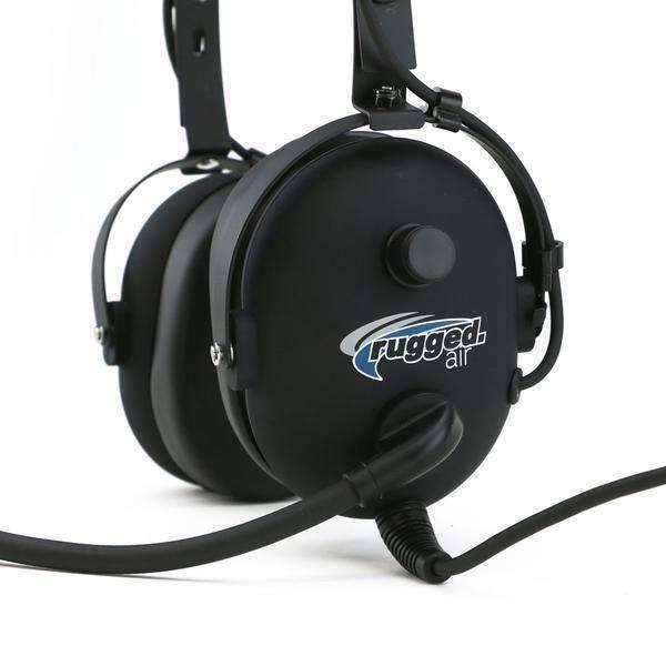 Rugged Radios Air RA620 Helicopter Aviation Pilot Headset