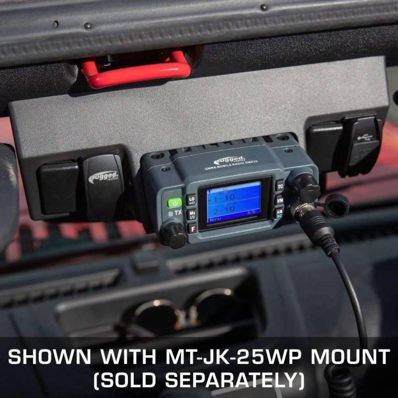 Rugged Radios Radio Kit Lite - GMR25 Waterproof GMRS Band Mobile Radio with Stealth Antenna