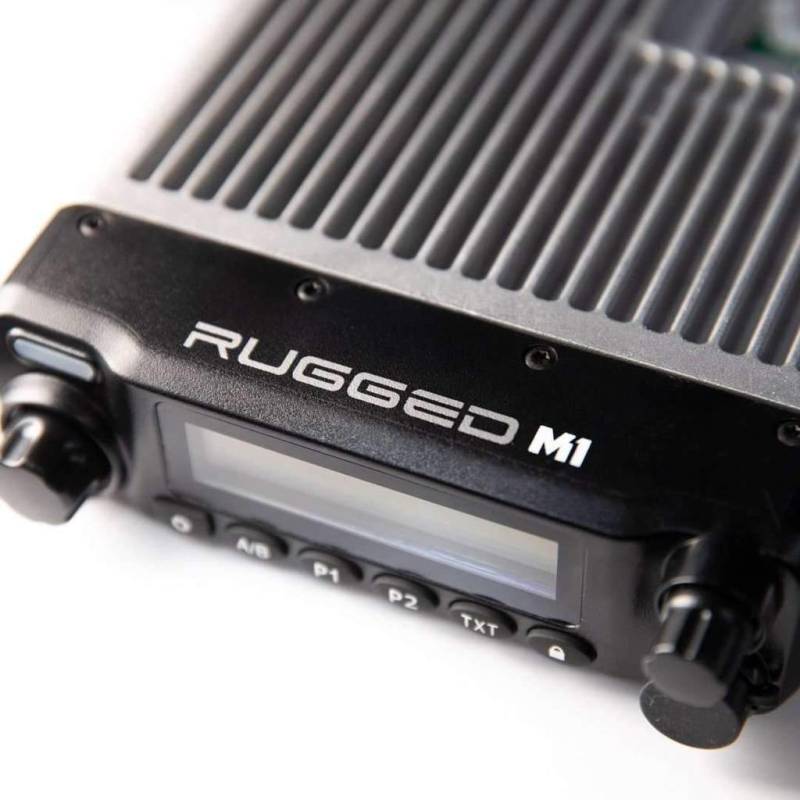 Rugged Radios M1 RACE SERIES Waterproof Mobile Radio Kit with Antenna - Digital and Analog