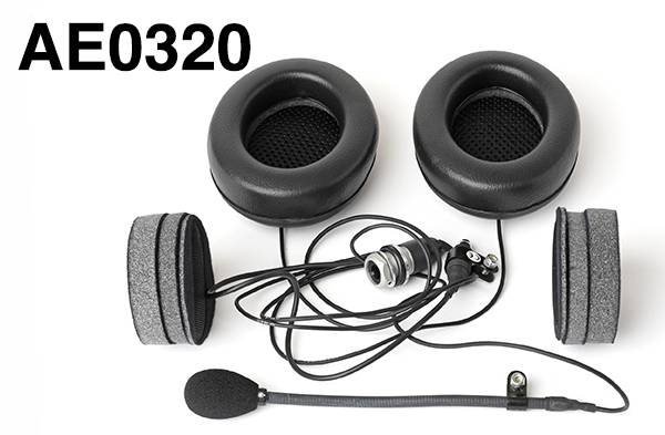 Stilo GT Helmet Kit - Gentex Boom Mic - Earmuff Speakers - Amp - 3.5mm Jack