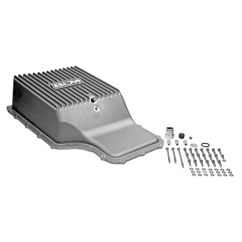 B&M Transmission Pan - Adds 3.67 qt Capacity - Aluminum - 6R140