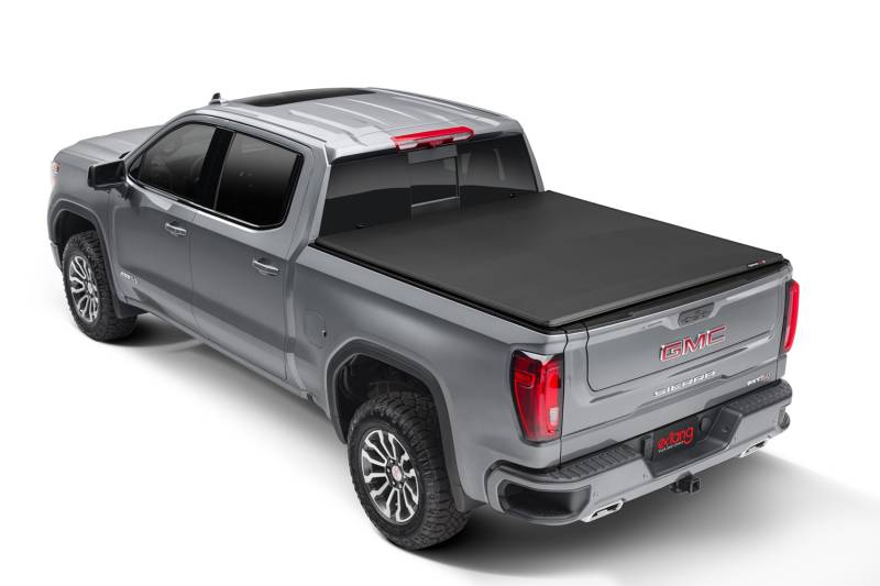 Extang Trifecta ALX Folding Tonneau Cover - Bed Rail Attachment - Vinyl Top - Black - 8 ft Bed - 2500 / 3500 - GM Fullsize Truck 2020-21