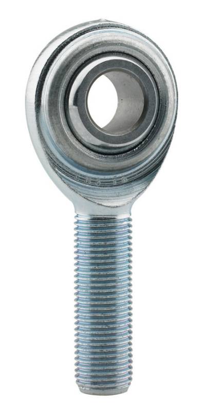 FK Rod Ends Rod End - 0.375" Bore - 3/8-24" Left Hand Male Thread - Steel - Chromate/Zinc Oxide