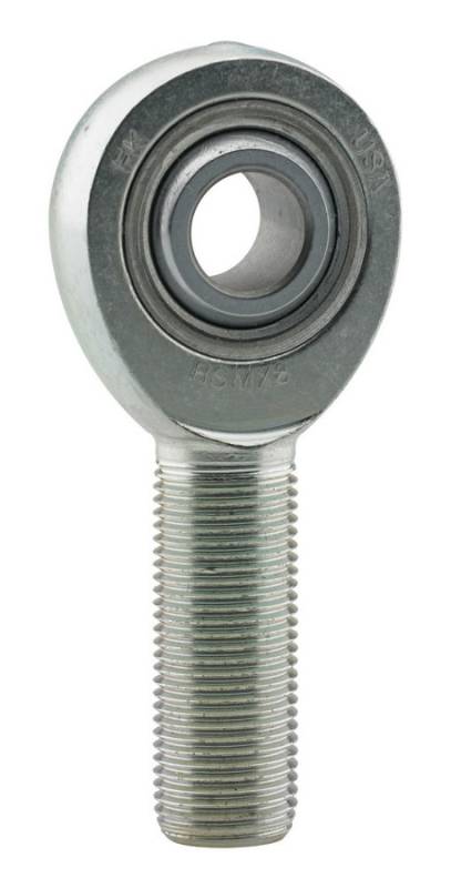 FK Rod Ends Rod End - 5/8" Bore - 3/4-16" Left Hand Male Thread - PTFE Lined - Steel - Chromate/Zinc Oxide