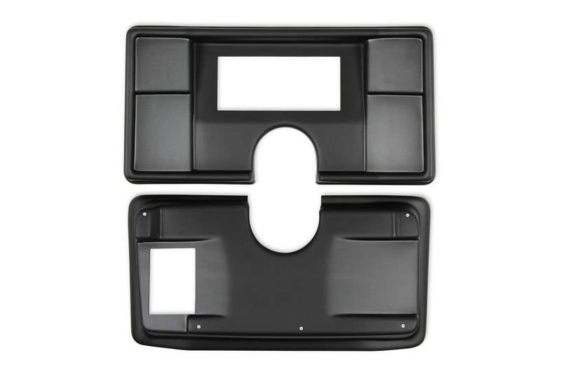 Holley EFI Holley EFI Gauge Mounting Panel - Dash Bezel - Black - GM G-Body 1982-88