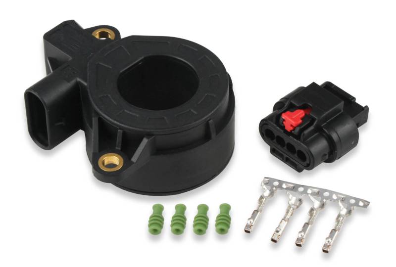 Holley EFI Dual Range Current Transducer - 0-30A/0-350A - Plastic - Black