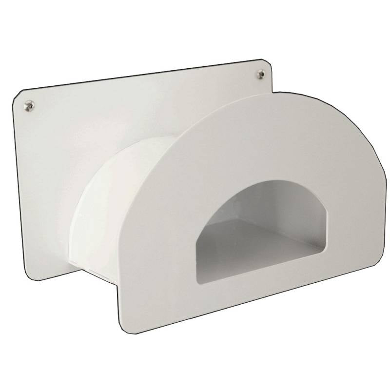 HRP Air Hose Bracket - Aluminum - White Powder Coat