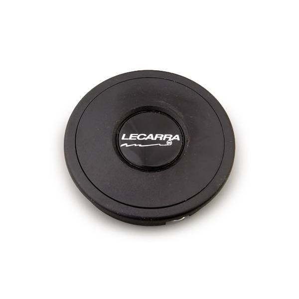Lecarra Horn Button - Plastic - Black - GM Single Contact - Lecarra 9 Bolt Steering Wheels