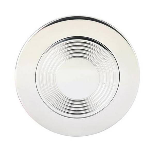 Lecarra Groovy Horn Button - Polished Aluminum - Lecarra 9 Bolt Steering Wheels