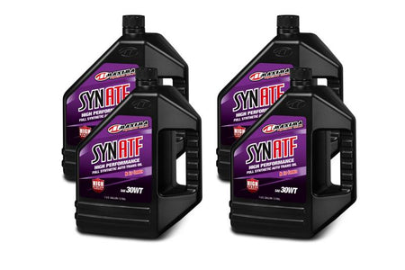 Maxima SYNATF Transmission Fluid - ATF - 30W - Synthetic - 1 Gal. Jug - (Set of 4)