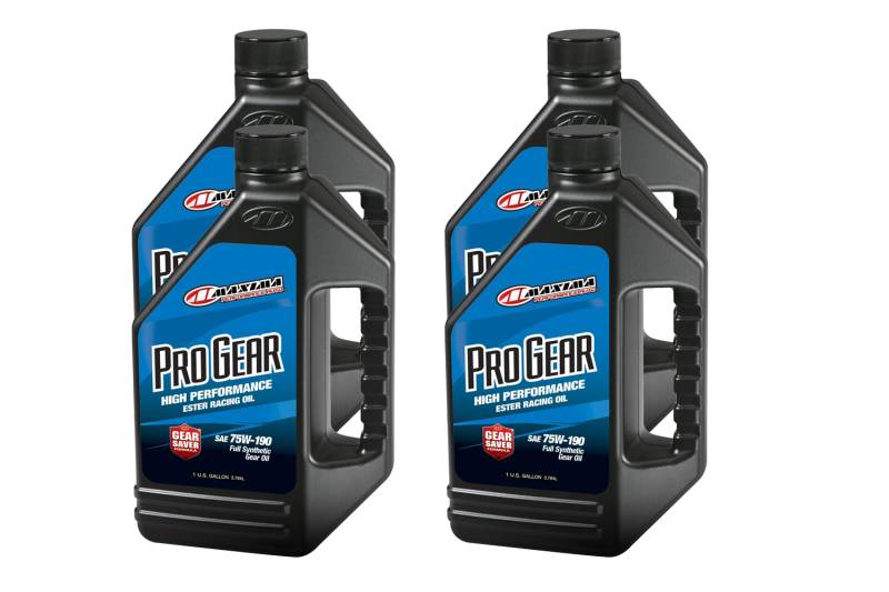 Maxima Pro Gear Gear Oil - 75W190 - Synthetic - 1 Gal. Jug - (Set of 4)