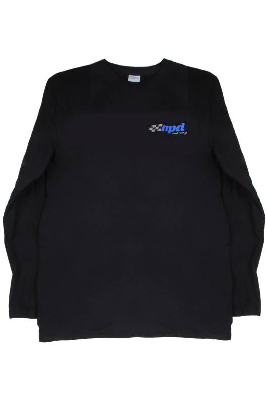 MPD T-Shirt - Long Sleeve - Black - MPD Logo - 2X-Large