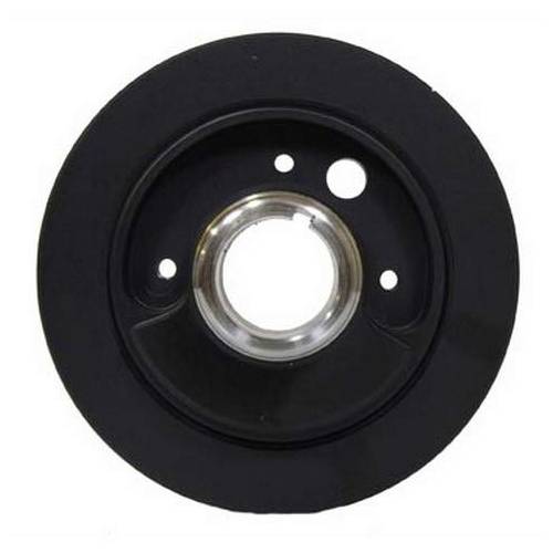 PowerBond Harmonic Balancer - Iron - Black Paint - External Balance - Oldsmobile Diesel