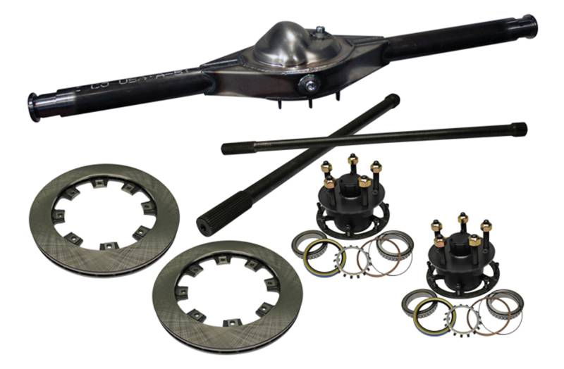 PEM Ford 9" Floater - 58" Wide - Centered - 3" Tubes - 2.5" GN Hubs - Rotors Included - Steel