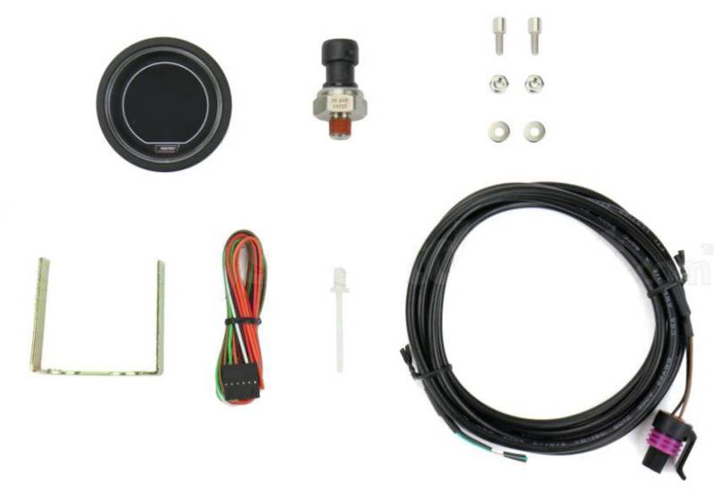 Prosport EVO Fuel Pressure Gauge - 0-100 psi - Electric - Digital - 2-1/16" Diameter - Black Face - Green/White LED