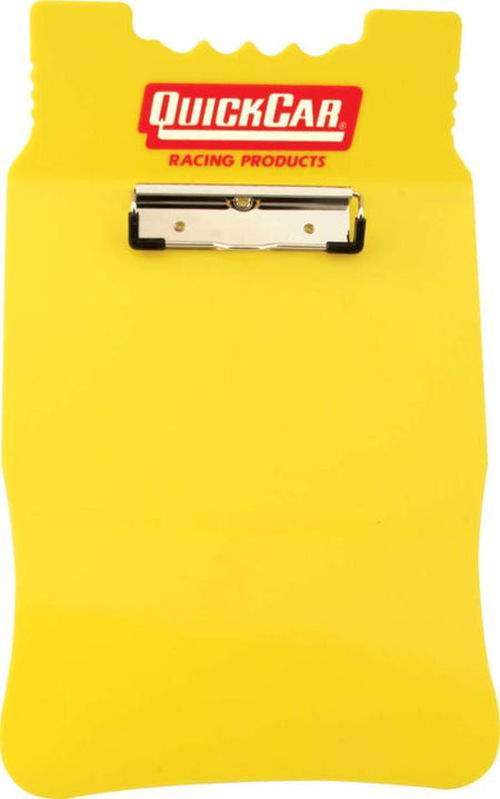 QuickCar Acrylic Clipboard - Yellow