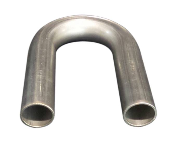 Woolf Aircraft Products 180 Degree Exhaust Bend - 1-1/4" Diameter - 2" Radius - 16 Gauge - Stainless