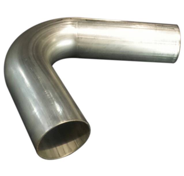 Woolf Aircraft Products 45 Degree Exhaust Bend - 2" Diameter - 2" Radius - 16 Gauge - Stainless
