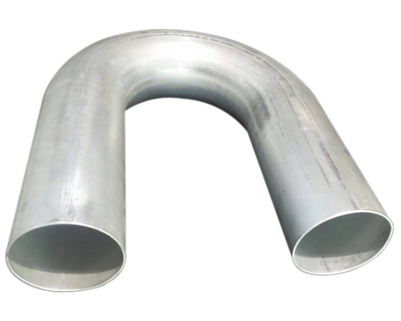 Woolf Aircraft Products 180 Degree Aluminum Tubing Bend - 3 in Diameter - 4.5 in Radius - 0.065 Thickness