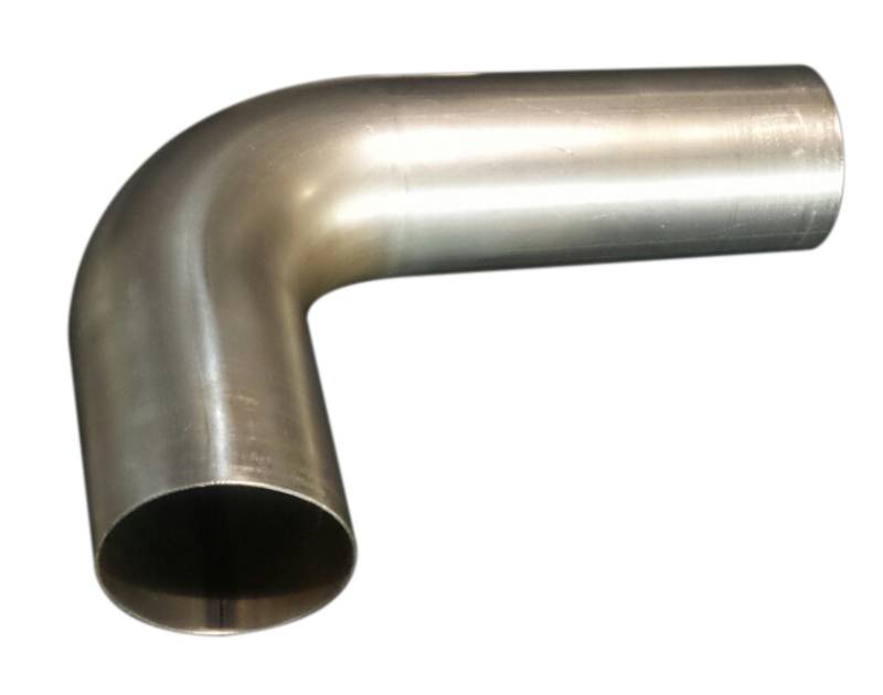 Woolf Aircraft Products 90 Degree Exhaust Bend - 3-1/2" Diameter - 3-1/2" Radius - 16 Gauge - Steel