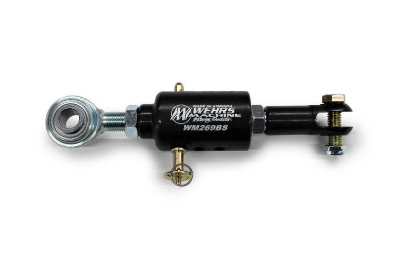 Wehrs Machine Quick Adjust Suspension Limiter Chain Mount - Bolt-In - Steel - Black Powder Coat