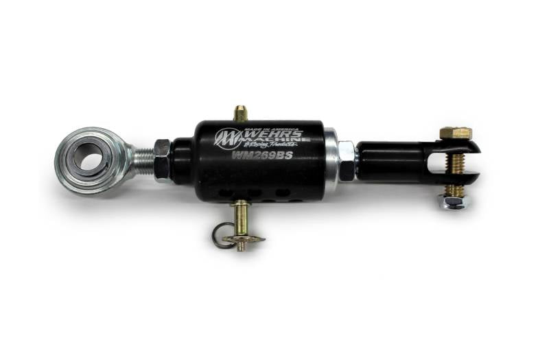 Wehrs Machine Quick Adjust Suspension Limiter Chain Mount - Bolt-In - Bellville Spring - Steel - Black Powder Coat