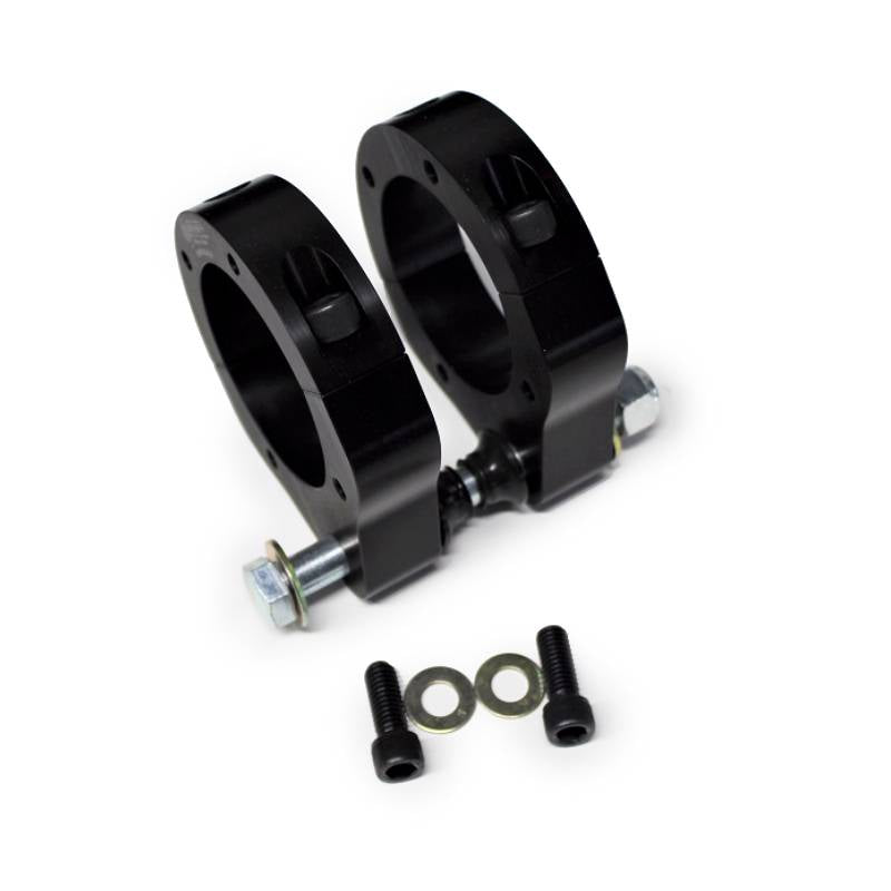 Wehrs Machine Trailing Arm Bracket - 3" Axle - Hardware Included - Aluminum - Black