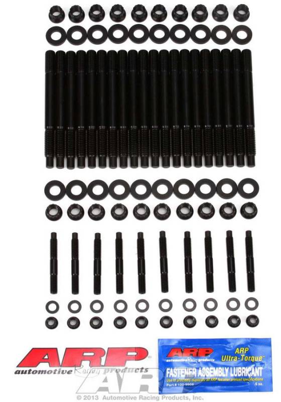 ARP Cylinder Head Stud Kit - 12 Point Nuts - Chromoly - Black Oxide - GM LS-Series 04-Up