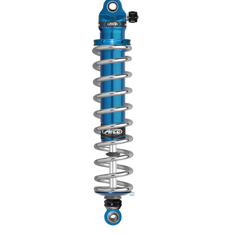AFCO Eliminator Series Twintube Double Adjustable Shock - 11.00 in Compressed / 14.90 in Extended - Threaded  - Blue Anodized