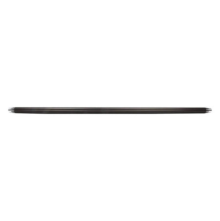 QuickCar Racing Products Scalloped Suspension Tube 25" Long 3/8-24 Female Threads Aluminum- Black