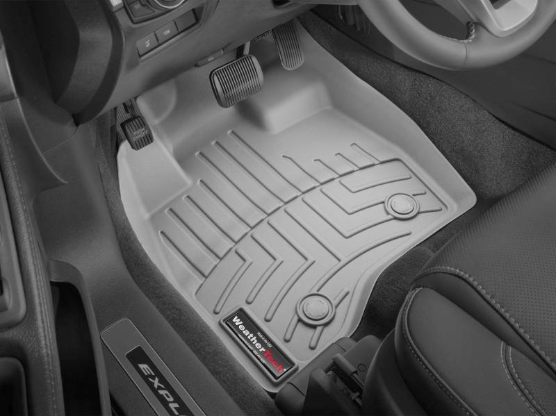 WeatherTech FloorLiners - 2nd Row - Black - Ford Midsize SUV 2021-22