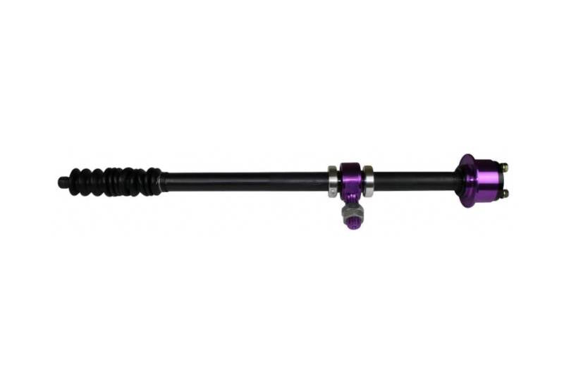 AFCO Adjustable Steering Column - 22.5-32 in Length - 3/4-20 in Spline - Black