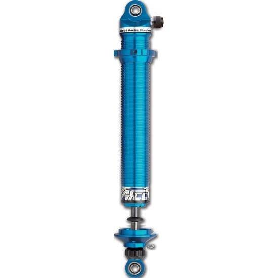 AFCO Eliminator Twintube Shock - 16.00 in Compressed/24.90 in Extended - 2.150 in OD - Double Adjustable - Blue