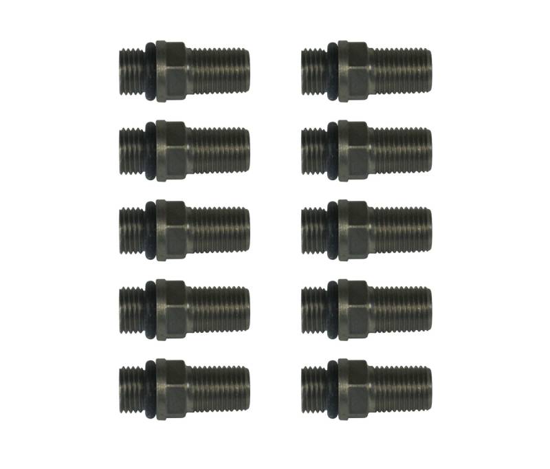 AFCO Schrader Valve - Stainless (Set of 10)