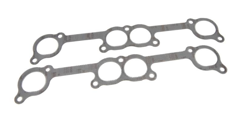 Beyea Custom Headers Header Gasket - 2.033 x 1.841 in D Port - 13 Degree Heads - Small Block Chevy (Pair)