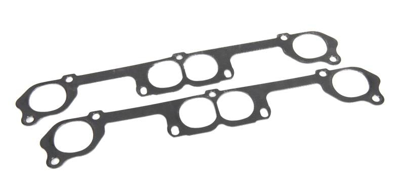 Beyea Custom Headers Header Gasket - 2.060 x 1.900 in Oval Port - Small Block Chevy (Pair)