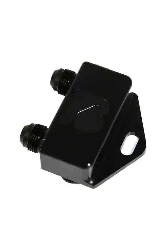 Bowler 8 AN Male Transmission Cooler 90 Degree Fitting - Black - 6R80E Transmissions