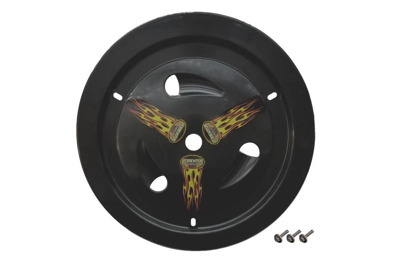 Dominator Ultimate Real Vented Mud Cover - Bolt-On - Black - 15 in Wheels