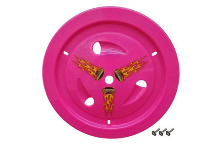 Dominator Ultimate Real Vented Mud Cover - Bolt-On - Pink - 15 in Wheels