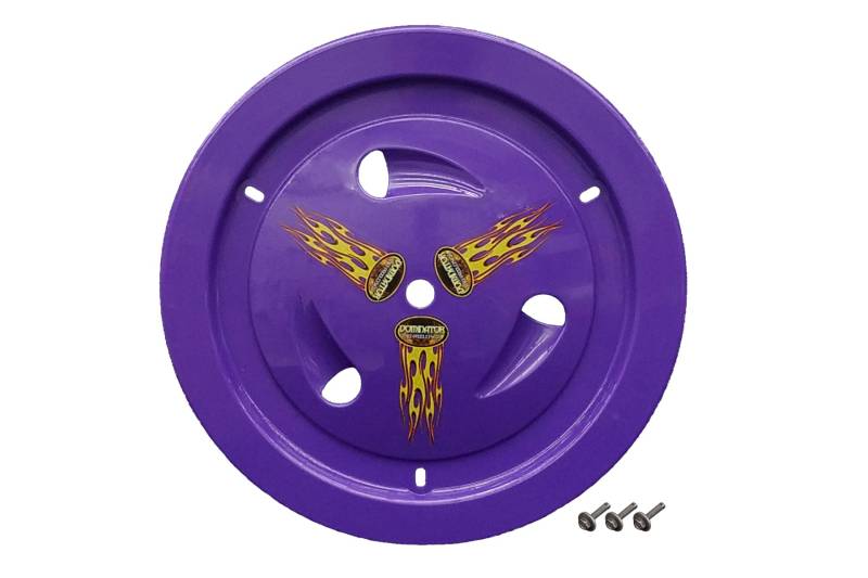 Dominator Ultimate Real Vented Mud Cover - Bolt-On - Purple - 15 in Wheels